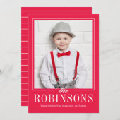 Bewerkbare kleur van ons voor jou kerstkaart met f (Voorkant / Achterkant)