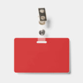 Bewerkbare Kleur Varsity Klasse Reünie Foto Naam Badge (Achterkant met clip)