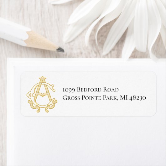 BEWERKBARE KLEUREN AC monogram CA monogram Label (Insitu)