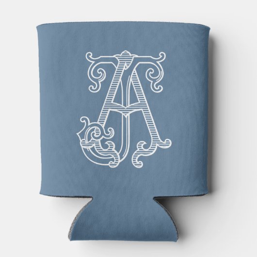 BEWERKBARE KLEUREN AJ Monogram JA Monogram Gezelli Blikjeskoeler (Achterkant)