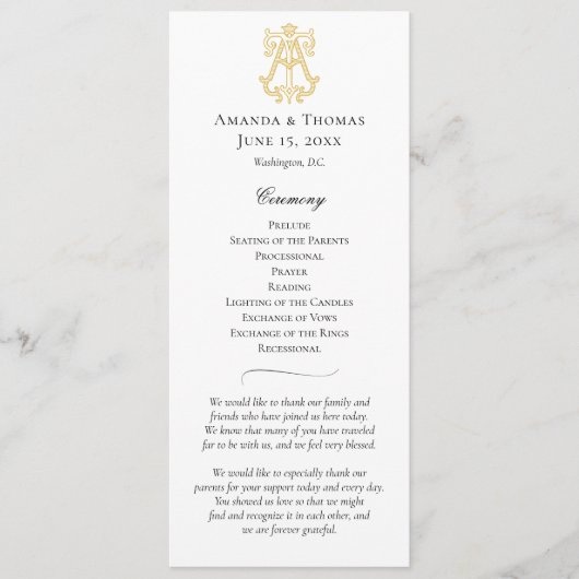 BEWERKBARE KLEUREN BIJ Monogram TA Monogram Progra Programma (Voorkant)