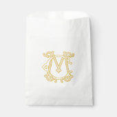 BEWERKBARE KLEUREN CM Monogram MC Logo Gift Bag Bedankzakje (Voorkant)