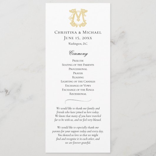 BEWERKBARE KLEUREN CM Monogram MC Monogram Program Programma (Voorkant)