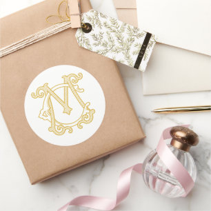 BEWERKBARE KLEUREN CM Monogram MC Monogram Sticker