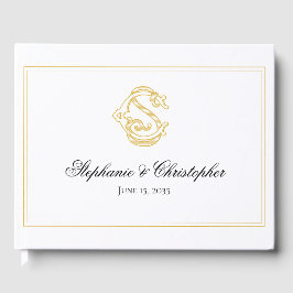 BEWERKBARE KLEUREN CS Monogram SC Monogram Gastboe Gastenboek