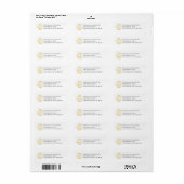 BEWERKBARE KLEUREN CS Monogram SC Monogram Label (Full Sheet)