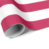 Bewerkbare kleuren en witte strepen cadeaupapier (Rol Hoek)