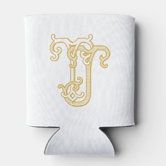 BEWERKBARE KLEUREN JT Monogram TJ Monogram Gezelli Blikjeskoeler (Achterkant)