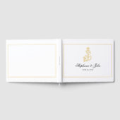 BEWERKBARE KLEUREN SJ Monogram JS Monogram Gastboe Gastenboek (Volledig)