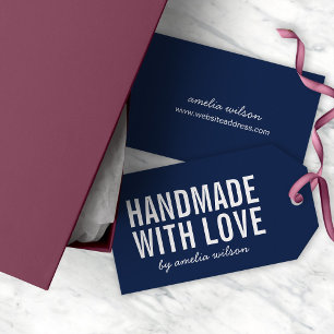 Bewerkbare Kleuren Stijlvolle Handgemaakte Met Lie Cadeaulabel