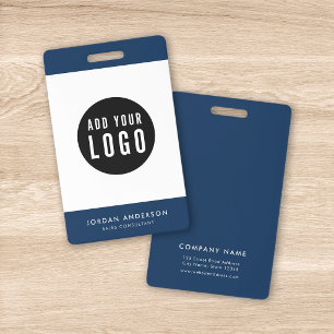 Bewerkbare kleuren Voeg uw logo toe Eenvoudige wer Badge