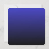 Bewerkbare Koninklijk Blauwe Elegante Trouw Uitnod Kaart (Achterkant)