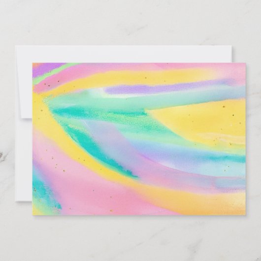 Bewerkbare Kunstfeest Schilderfeest Verjaardagsfot Kaart (Achterkant)