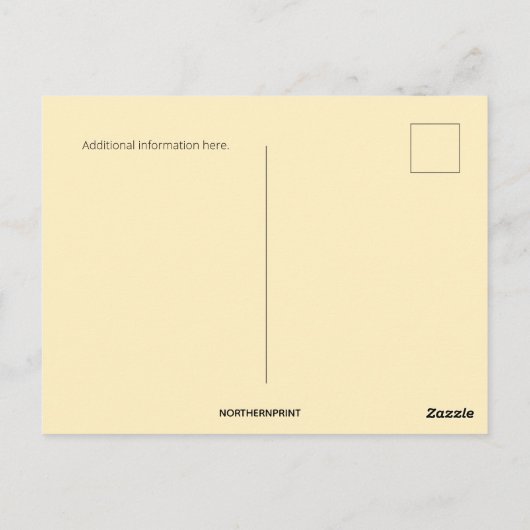 Bewerkbare Lavendel bruiloft verandering van plan Briefkaart (Achterkant)