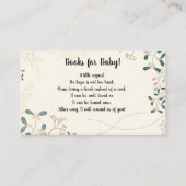 Bewerkbare Leaves Babys Library Enclosure Kaart (Voorkant)