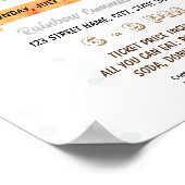 Bewerkbare Luncheon Flyer van de Groene Waardering Poster (Hoek)