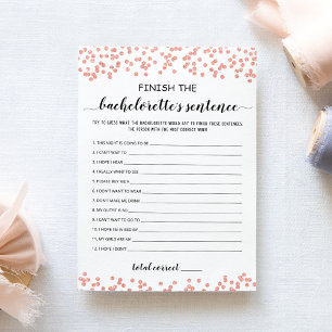 Bewerkbare 'Maak de zin van de Bachelorette af' ka Kaart