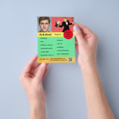 Bewerkbare magiër flyer (Hand)