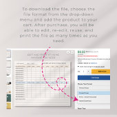 Bewerkbare Medication Tracker Printable Downloadba Poster