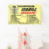 Bewerkbare Mobiele Mechanische Auto Reparatie Aang Spandoek (Insitu)