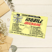 Bewerkbare Mobiele Mechanische Auto Reparatie Aang Spandoek