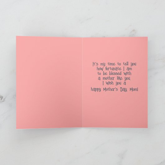 Bewerkbare Moeder en Baby Hedgehogs Moederdag Kaart (Binnen)