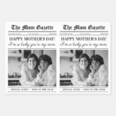 Bewerkbare Moederdag Krant Bloemenboeket Inpakpapier Vel (Voorkant 2)