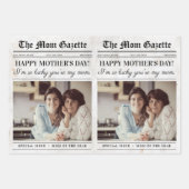 Bewerkbare Moederdag Krant Bloemenboeket Inpakpapier Vel (Voorkant 2)