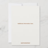 Bewerkbare moskee en maan ramadan iftar kaart (Achterkant)