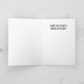 Bewerkbare Motorrijder Verjaardag Kaart (Binnen)