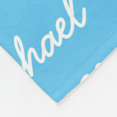 Bewerkbare naamdeken fleece deken (Hoek)