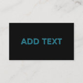 Bewerkbare omlijnde belettering met slagschaduw informatiekaartje (Voorkant)