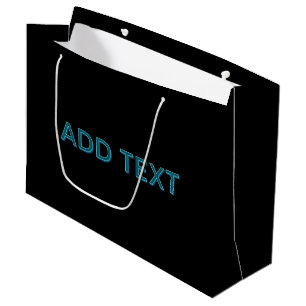 Bewerkbare Omlijnde Lettertype met Slagschaduw  Groot Cadeauzakje