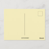 Bewerkbare Paasengel met een veer Briefkaart (Achterkant)