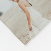 bewerkbare pagina chic verjaardag multi-fotoscript fleece deken (Hoek)