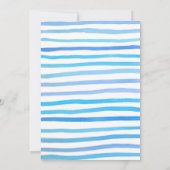 Bewerkbare Pool Party Verjaardagsfeestuitnodiging Kaart (Achterkant)