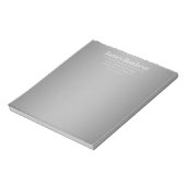 Bewerkbare promotionele sjabloon voor bedrijf enz. notitieblok (Gedraaid)