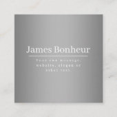 Bewerkbare promotionele Sjabloon voor bedrijven, e Vierkante Visitekaartje (Voorkant)