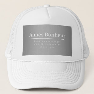 Bewerkbare promotionele sjabloon voor bedrijven en trucker pet