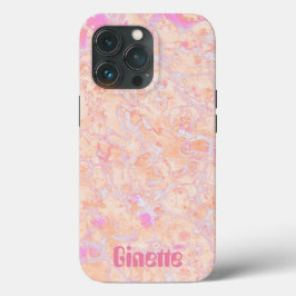 Bewerkbare Psychedelic Stropdas-Dye iPhone Case