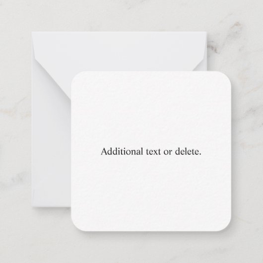 Bewerkbare QR-code en uw zakelijke Logo of Afbeeld Notitiekaartje (Achterkant)