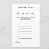 Bewerkbare Raad de Sweet Mess, Dirty Diaper (Voorkant / Achterkant)