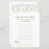 Bewerkbare Raad de Sweet Mess, Dirty Diaper (Voorkant / Achterkant)