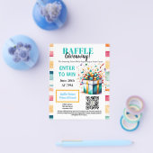 bewerkbare Raffle Giveaway, Prijs Giveaway, Flyer (Enkel)