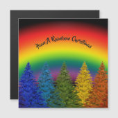 Bewerkbare Rainbow Christmas Tree (Voorkant / Achterkant)