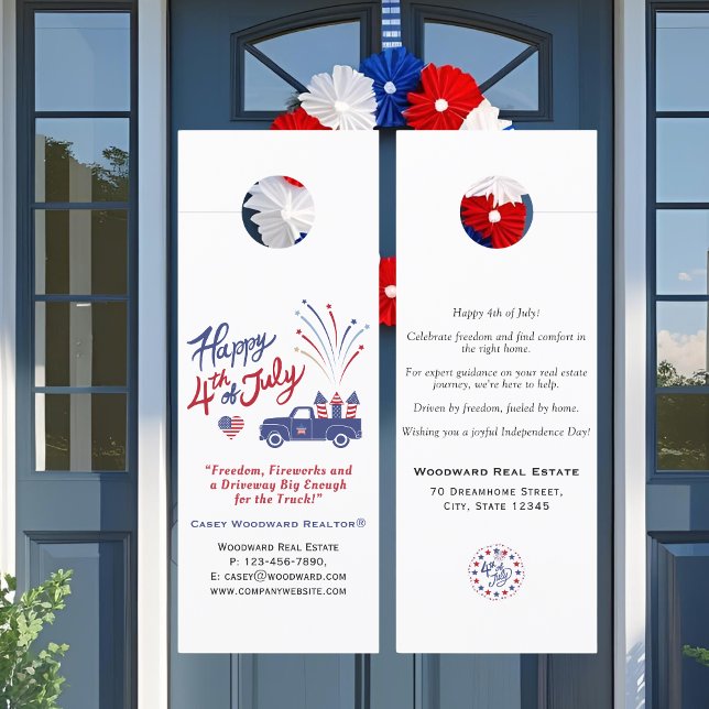 Bewerkbare Real Estate Flyers 4th of July Patrioti (Creator heeft geüpload)
