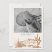 Bewerkbare Rodeo Maandelijkse Photo Banner Kaart (Voorkant)