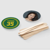 Bewerkbare strepen en achtergrond kleur Sportieve  Handwaaier (Niet-gemonteerd)