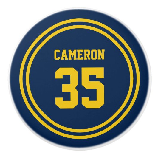 Bewerkbare stripes en achtergrondkleurensorf keramische knop (Voorkant)