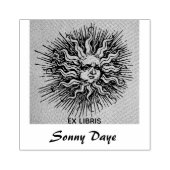 Bewerkbare  Sun Sketch Rubberstempel (Afrduk)